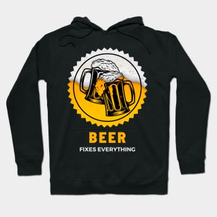 Beer Fixes Everything Hoodie